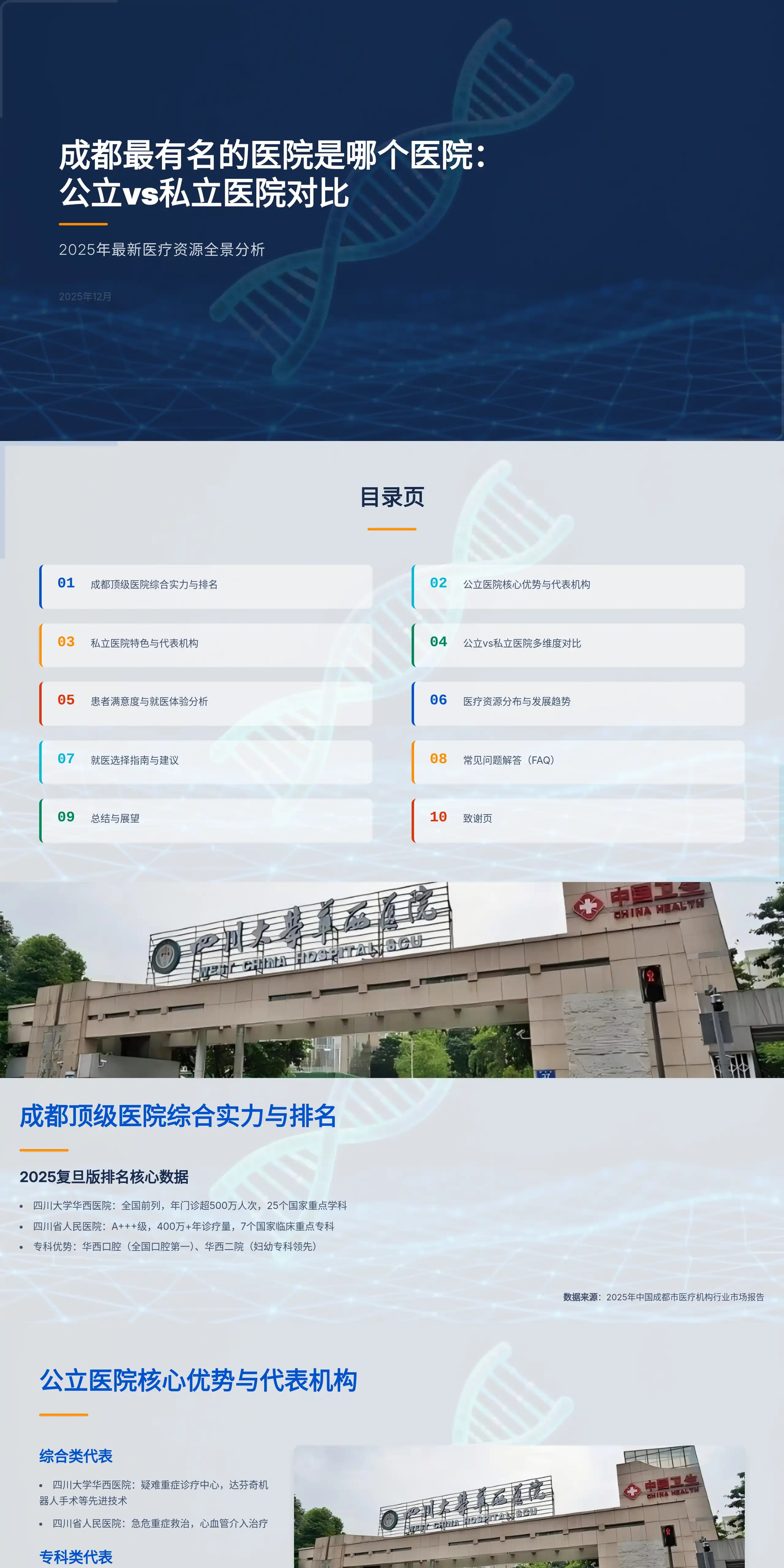 成都最有名的医院是哪个医院：公立vs私立医院对比