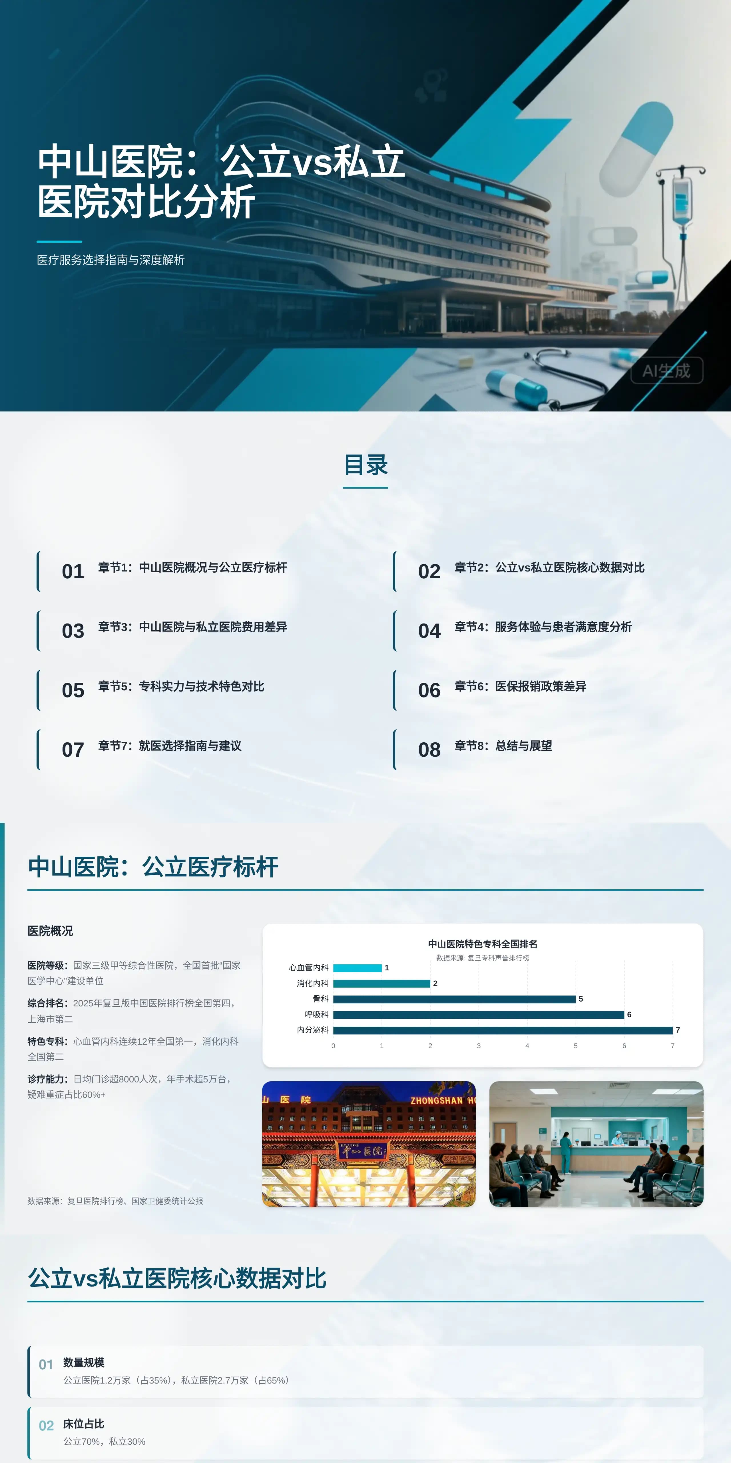 中山医院：公立vs私立医院对比分析